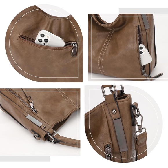 Brown Faux Leather Purse - Picture 3 of 5